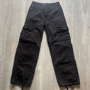 Levi's Black Wide Leg Cargo Pants